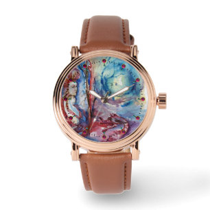 Reloj De Pulsera MORGANA LE FAY Arthuria Leyendas Acuarela