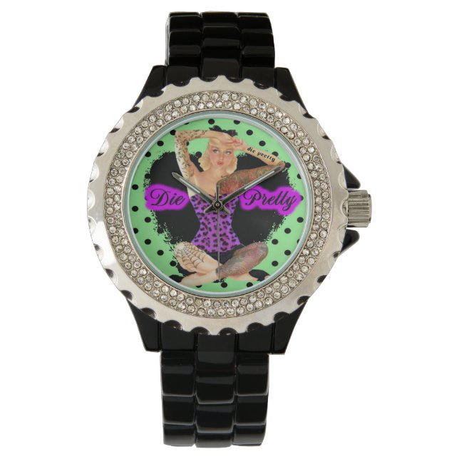 Reloj De Pulsera Morir Bonito Pinup Watch (Anverso)