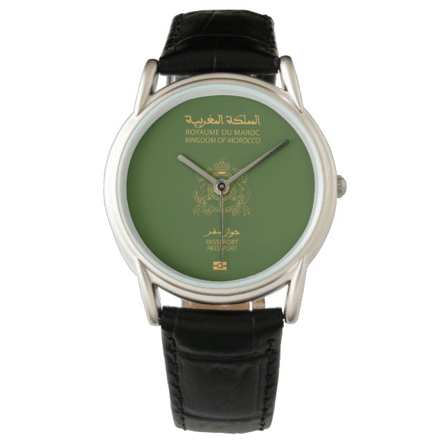 Reloj De Pulsera Morocco passport wristwatch (Anverso)