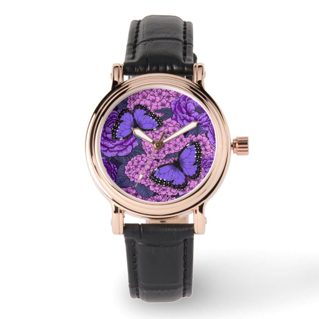 Reloj De Pulsera Morpho garden azul 2 (Anverso)
