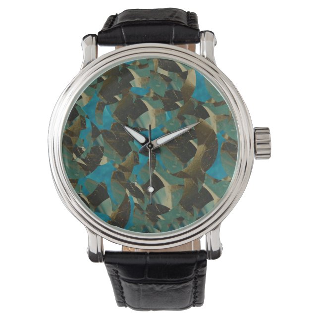 Reloj De Pulsera Mosaic Blue Watch (Anverso)