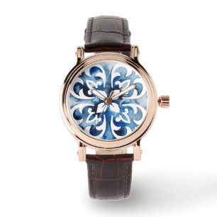 Reloj De Pulsera Mosaico de cobalto II