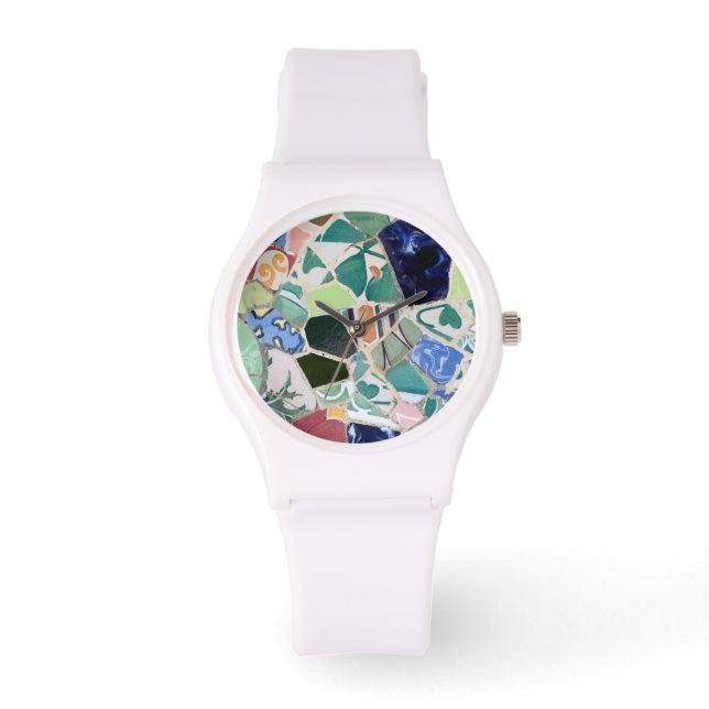 Reloj De Pulsera Mosaicos de Park Guell (Anverso)