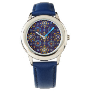 RELOJ DE PULSERA MOSAICOS DE RAVENNA BYZANTINE, ESTRELLAS, ESTAR AZ