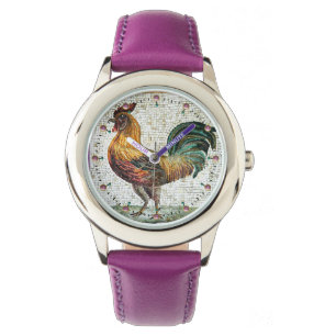 RELOJ DE PULSERA MOSAICOS ROMANOS ANTIGUOS / ROOSTER