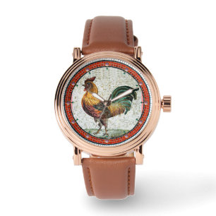 RELOJ DE PULSERA MOSAICOS ROMANOS ANTIGUOS / ROOSTER