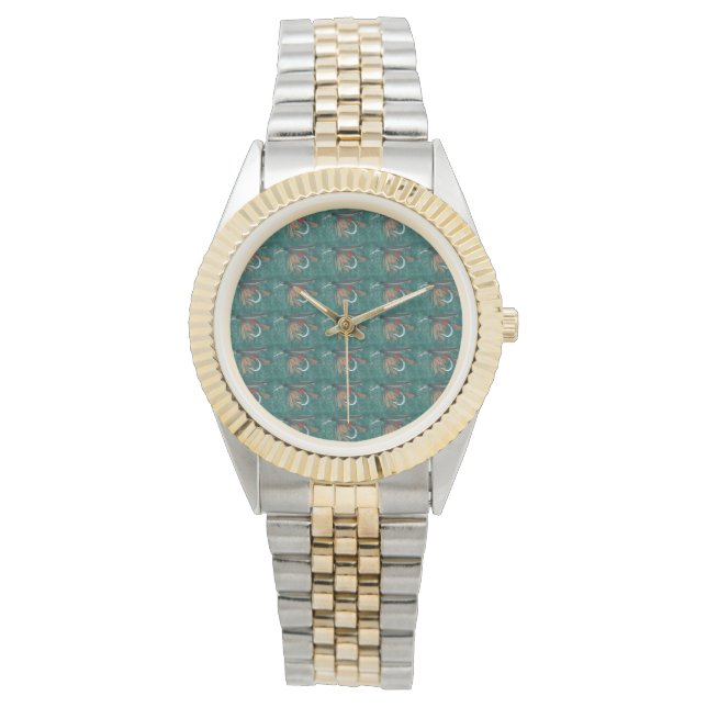 Reloj De Pulsera Mosca húmeda "Dun azul de hierro", pesca con mosca (Anverso)