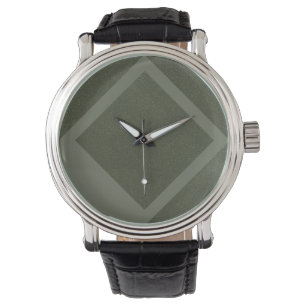 Reloj De Pulsera Moss Green Diamond-Lined Watch