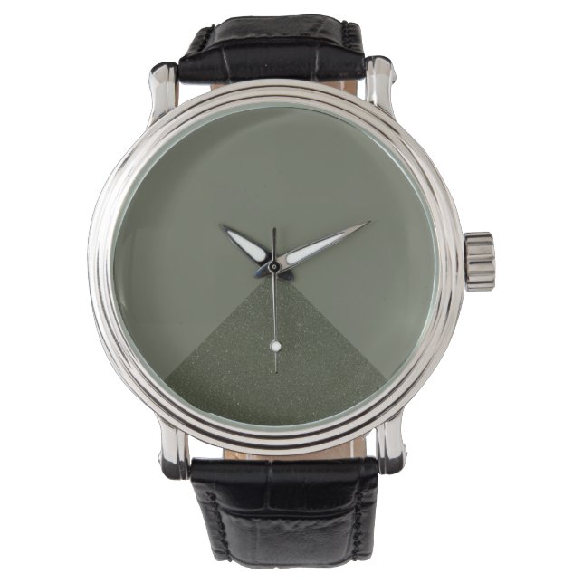Reloj De Pulsera Moss Green Personalizado Triangle Watch (Anverso)