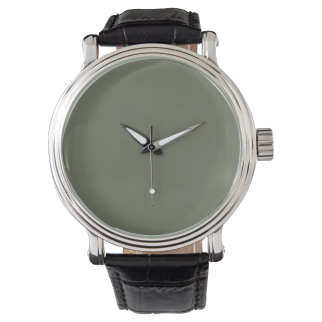 Reloj De Pulsera Moss Green Personalizado Watch Face Design (Anverso)