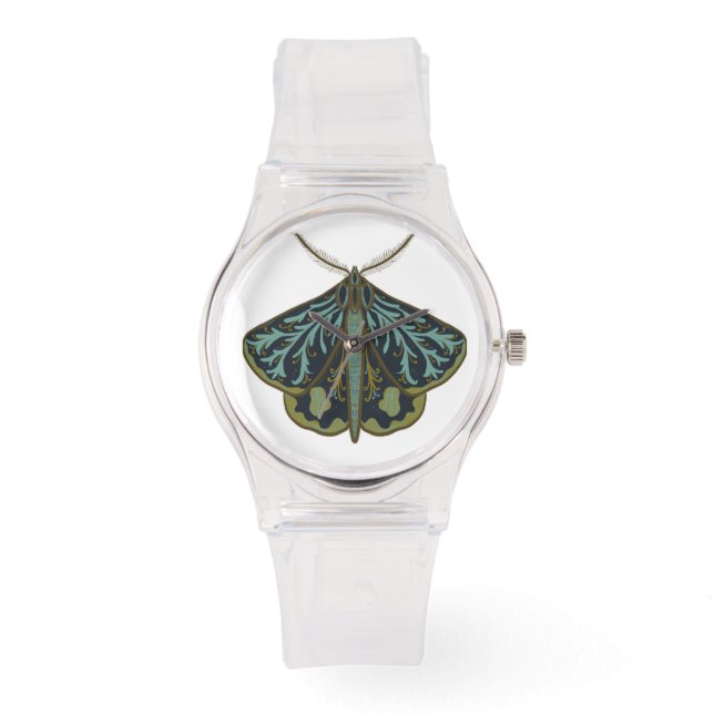 Reloj De Pulsera Moth ilustracion watch (Anverso)