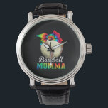 Reloj De Pulsera Mother Art Baseball Momma Birthday<br><div class="desc">Mother Art Baseball Momma Birthday</div>