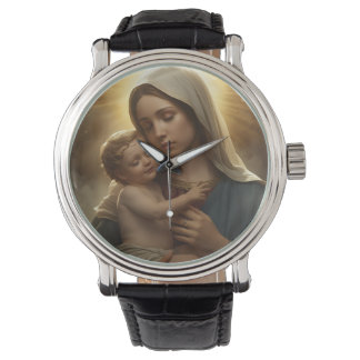 Reloj De Pulsera Mother Mary and Child Jesus Watch eWatch Watch