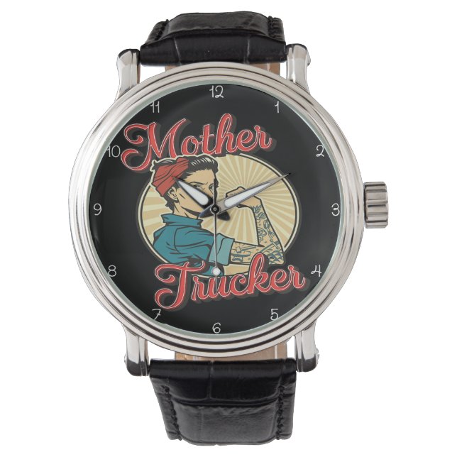 Reloj De Pulsera Mother Trucker: Rosie The Riveter (Anverso)