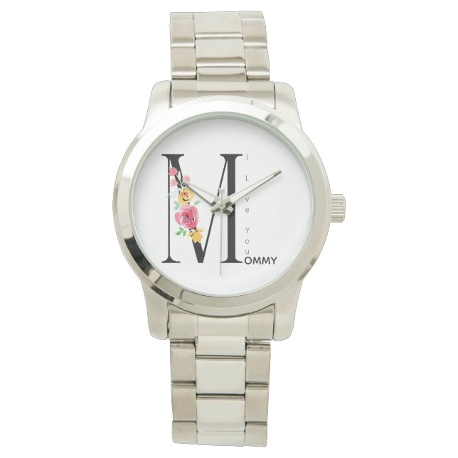 Reloj De Pulsera Mothers Day,Gift for mom, I love You Mommy (Anverso)