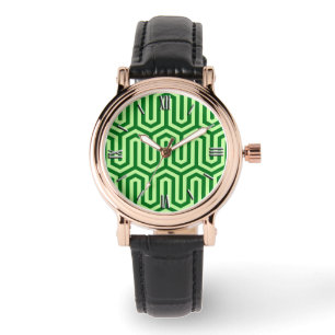 Reloj De Pulsera Motif egipcio Deco - verde pino