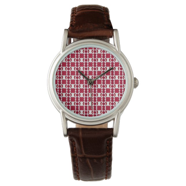 Reloj De Pulsera Motif Rojo (Anverso)
