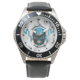 Reloj De Pulsera Motivación Comercial | Calavera y Mármol | Recuerd