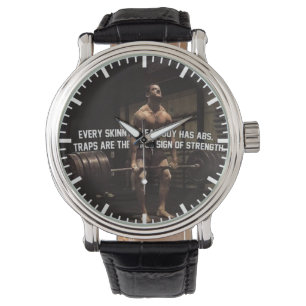 Reloj De Pulsera Motivación de entrenamiento de fuerza - trampas -