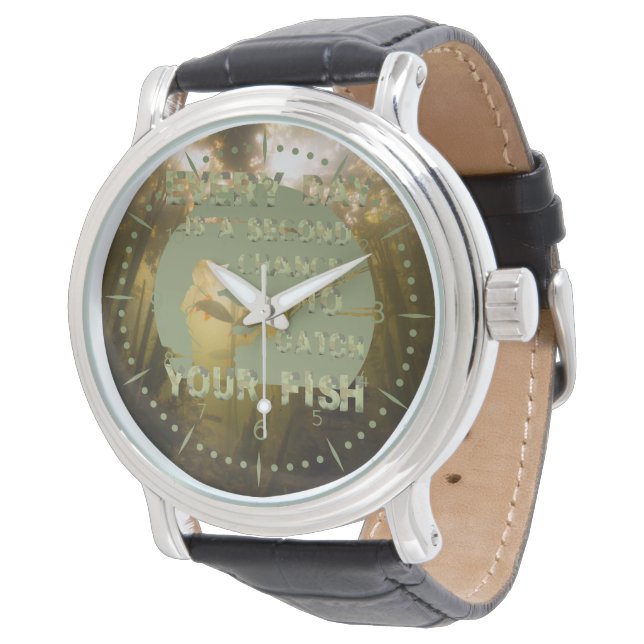 Reloj De Pulsera Motivación de pesca | Todos los días | Camo | Dos  (Angular)