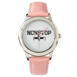 Reloj De Pulsera Motivación del Gimnasio NONSTOP Camiseta de Hoodie