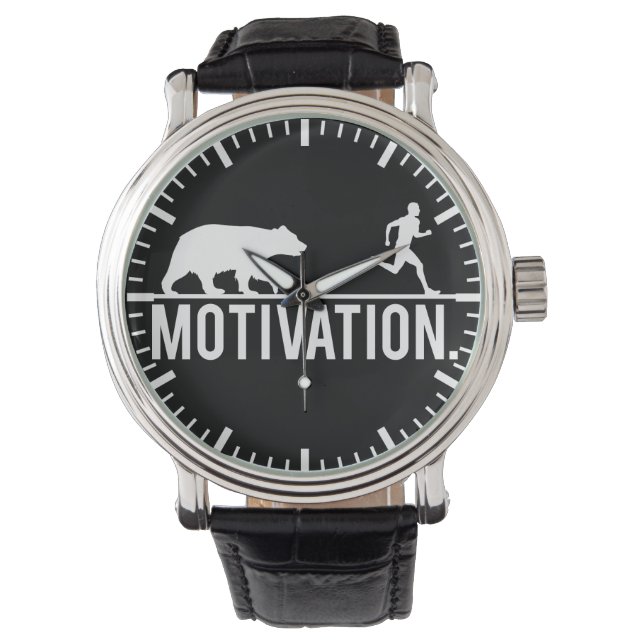 Reloj De Pulsera Motivación divertida de entrenamiento - Persiguien (Anverso)