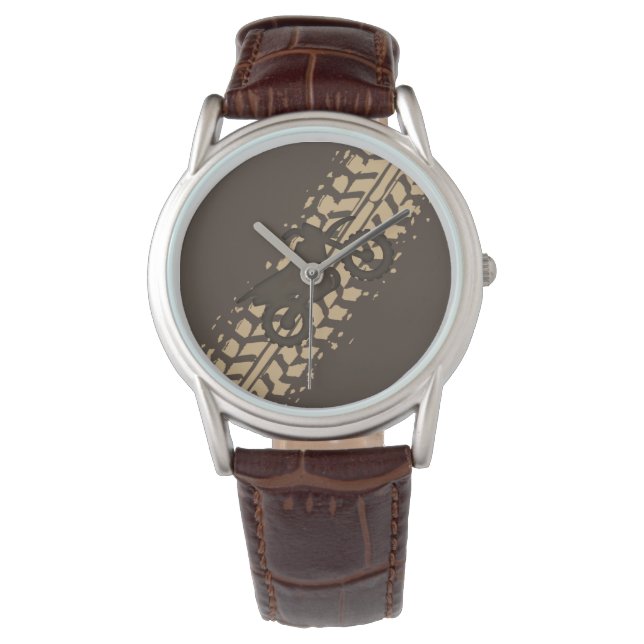 Reloj De Pulsera Moto de cross barro (Anverso)