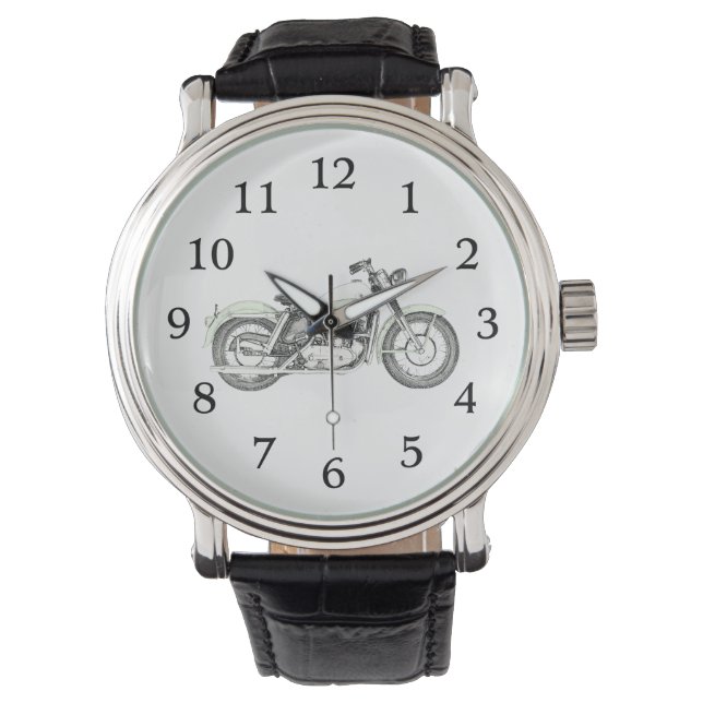 Reloj De Pulsera Motocicleta deportiva de 1957 (Anverso)