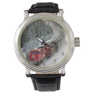 Reloj De Pulsera Motor de tren diesel clásico