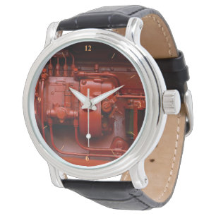 Reloj De Pulsera Motor del tractor rojo