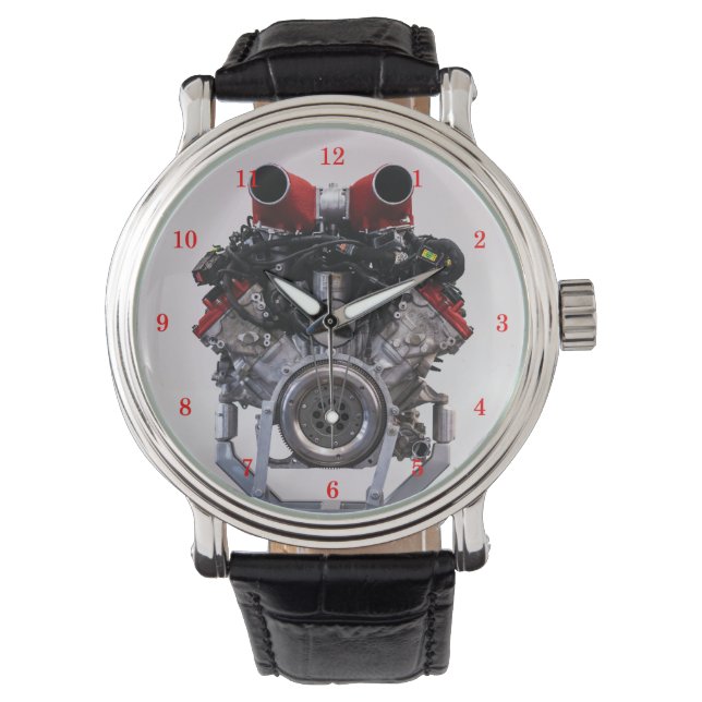 Reloj De Pulsera Motor V8 potente (Anverso)