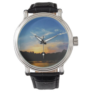 Reloj De Pulsera Mountain Lake Sunset
