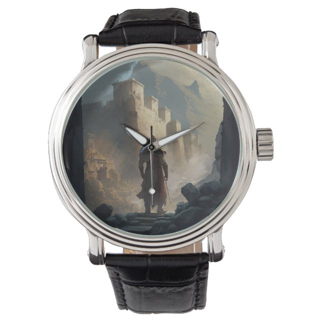 Reloj De Pulsera Mountain Town Siege (Anverso)