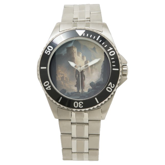 Reloj De Pulsera Mountain Town Siege (Anverso)