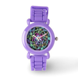 Reloj De Pulsera Movimientos coloridos Resumen Arte Fractal Trippy