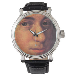 Reloj De Pulsera Mozart Face Leather Watch