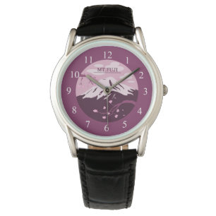 Reloj De Pulsera Mt. Fuji (rosa)