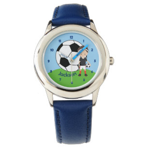 Reloj De Pulsera Muchacho de encargo del fútbol
