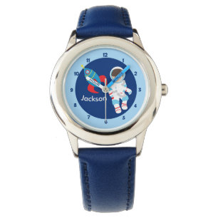 Reloj De Pulsera Muchacho fresco del astronauta del espacio