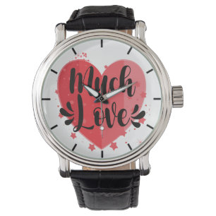 Reloj De Pulsera Mucho amor, gran corazón