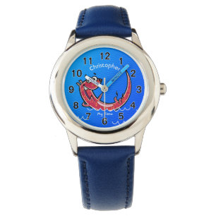 Reloj De Pulsera Mueca del chapoteo del agua de la nutria para el