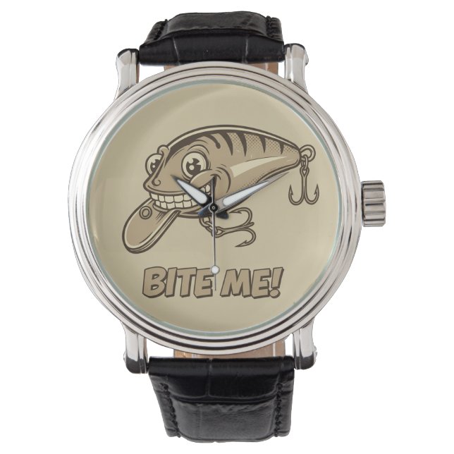 Reloj De Pulsera ¡Muértame! Vigilancia de la pesca con señuelo (Anverso)