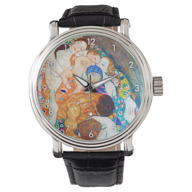 Reloj De Pulsera Muerte y vida, Gustav Klimt (Anverso)