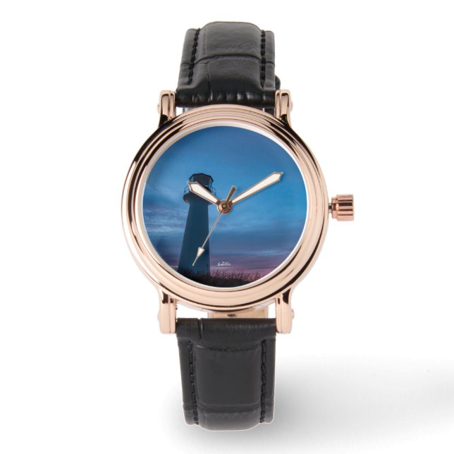 Reloj De Pulsera Muestra foto faro (Anverso)