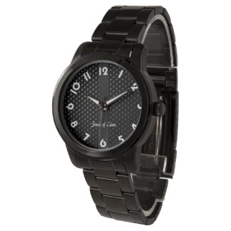 Reloj De Pulsera Muestra pulsera “Negra Elegancia "
