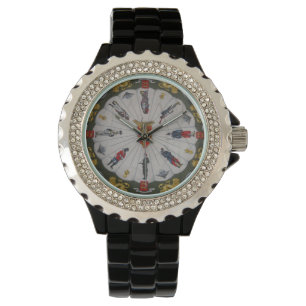 Reloj De Pulsera muestre con antecedentes 9è RCP