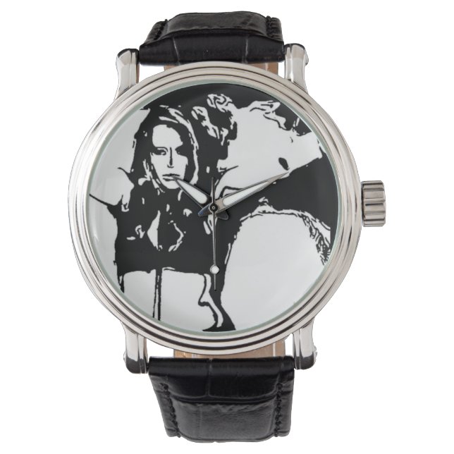 Reloj De Pulsera Mujer Bruja (Anverso)