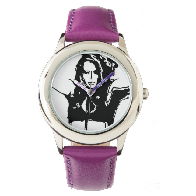 Reloj De Pulsera Mujer Bruja (Anverso)