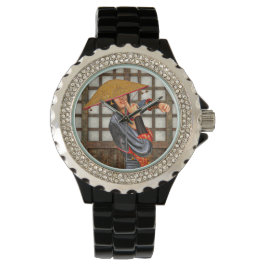 Reloj De Pulsera Mujer de batalla asiática