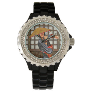 Reloj De Pulsera Mujer de batalla asiática